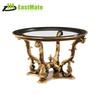 Solid Wood Silver Leaf Professional Coffee Table 