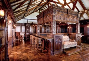 Fire resistance indoor decorative fix furniture wood wall panel 