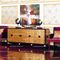 China Luxurious Star Hotel Furniture Lobby Furniture Console Table Furniture Row
