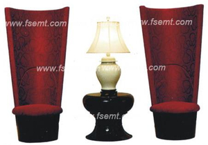 Console Wood Furniture High Back Chair for Star Hotel
